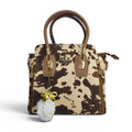 Coach Texture Bag Beige & Bronze