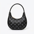Texture Moon Shoulder Black & Brown