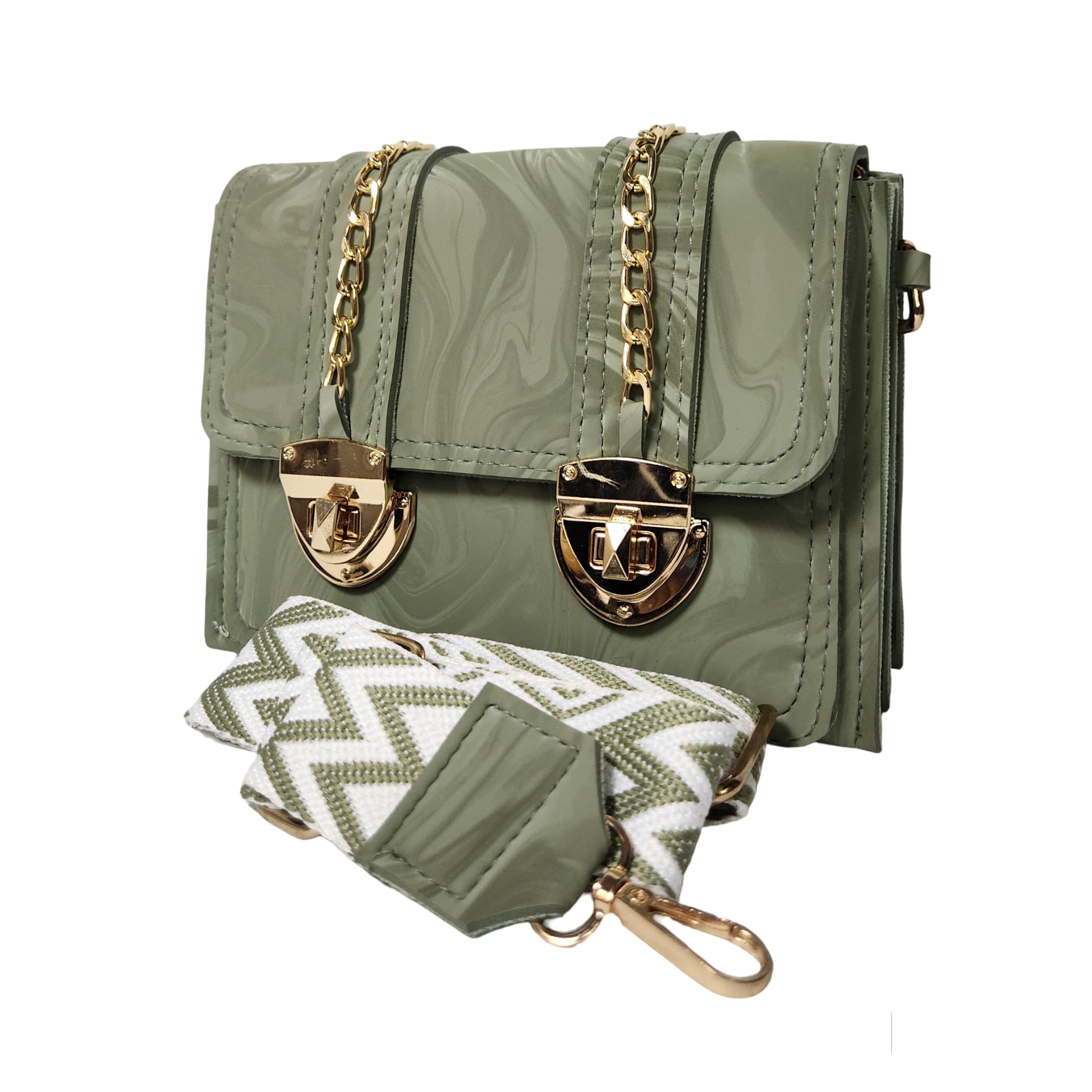 Luxe Marble Crossbody