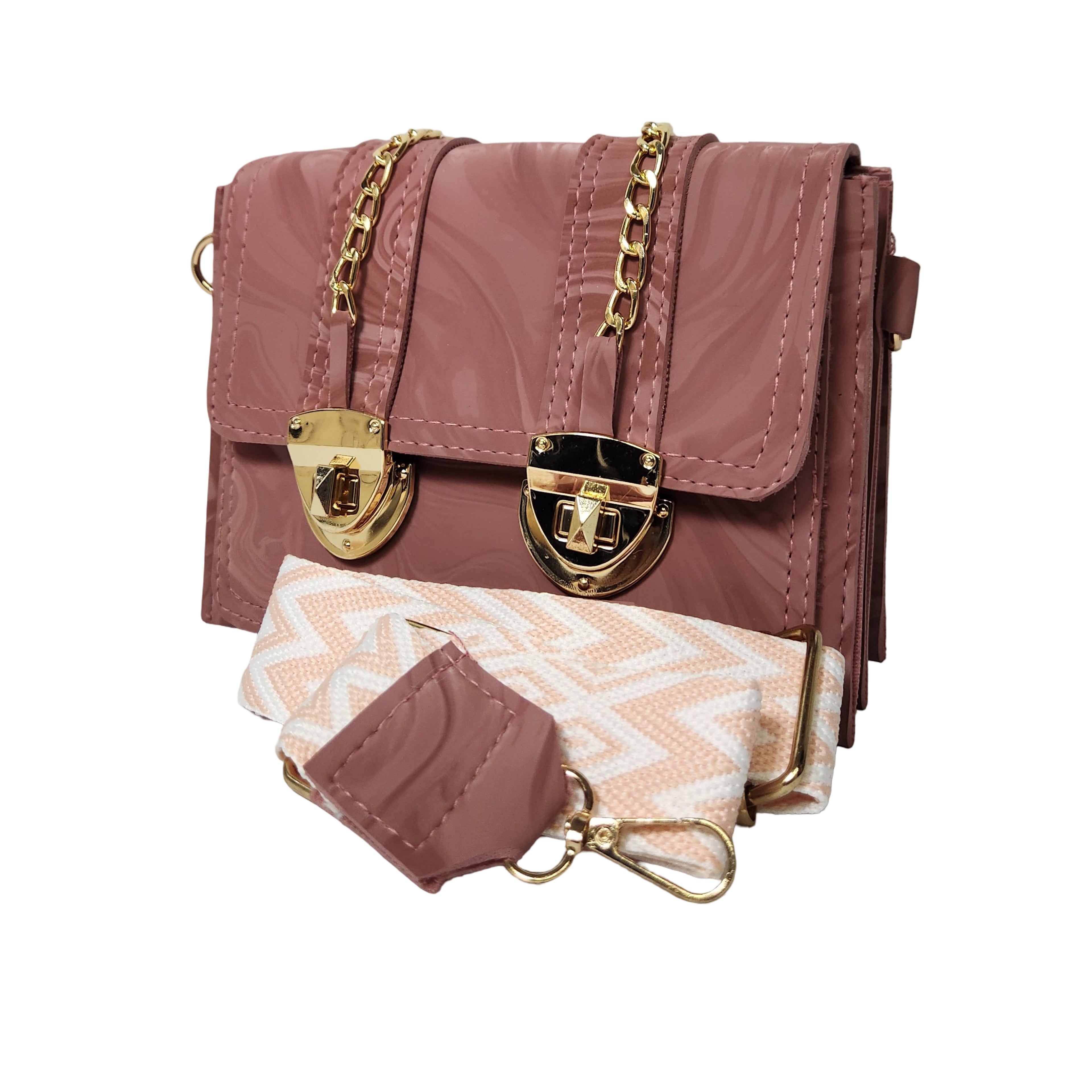 Luxe Marble Crossbody